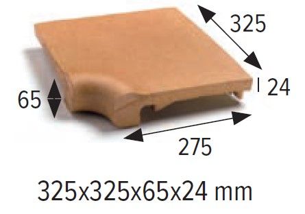 27,5x27,5 cm Belső negatív sarok szegély - Szkimmer típushoz (fölöző rendszerhez)
