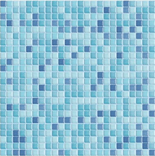 1.0 SARACENI kék kerámia medence mozaik