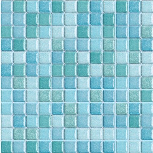 2.5 SPIAGGIA kék kerámia medence mozaik