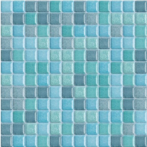 2.5 PIOMBINO kék kerámia medence mozaik