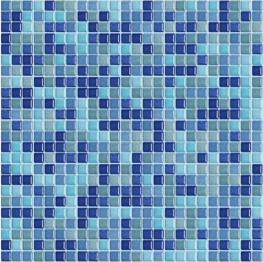 1.0 LIDO kék mini kerámia mozaik