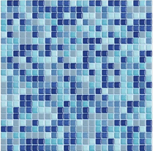 1.0 MARE kék extra design kerámia medence mozaik