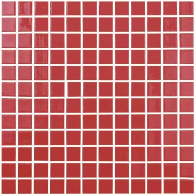 2.5 Piros - Rojo - üvegmozaik medence burkolat