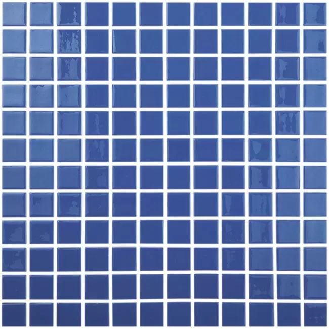 2.5 Kék - Azul Marino Claro - üvegmozaik medence burkolat