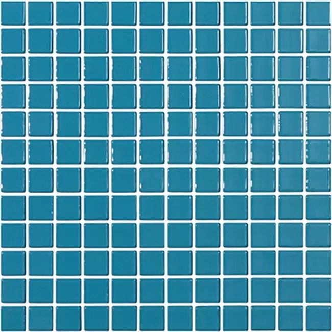 2.5 Türkizkék - Azul Petroleo - üvegmozaik medence burkolat