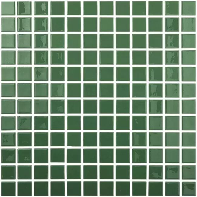 2.5 Zöld - Verde Oscuro - üvegmozaik medence burkolat