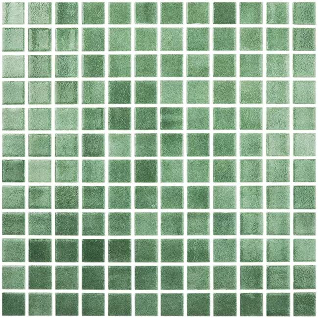 2.5 Zöld - Niebla Verde - üvegmozaik medence burkolat
