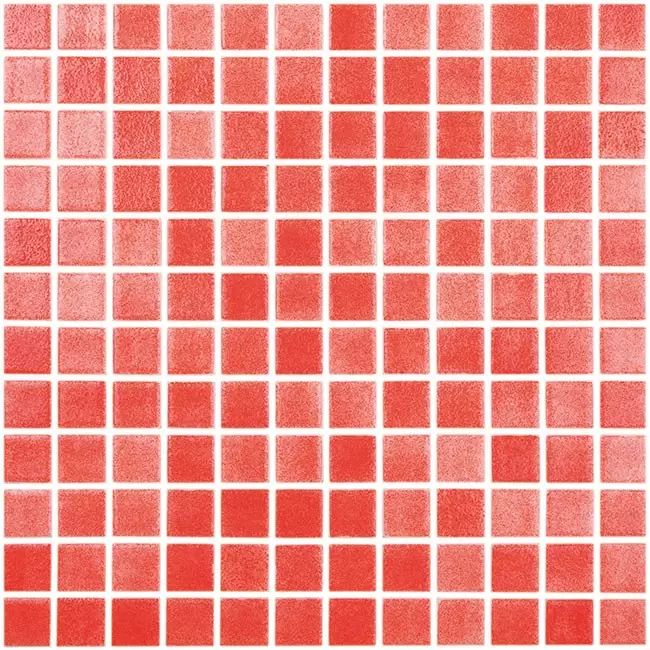 2.5 Piros - Niebla Rojo - üvegmozaik medence burkolat
