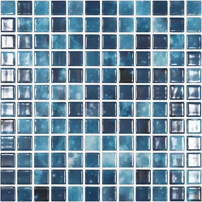 2.5 Sötétkék - Estelar Blue - üvegmozaik medence burkolat