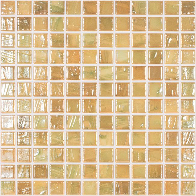 2.5 Arany-Sárga-Bézs - Titanium Sahara Brush - üvegmozaik medence burkolat