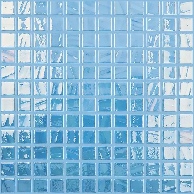 2.5 Kék - Titanium Sky Blue - üvegmozaik medence burkolat