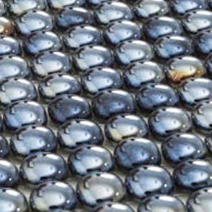 1.2 Fekete-Antracit - Pearl Antracita - Kör üvegmozaik (gyöngy) wellness mozaik burkolat