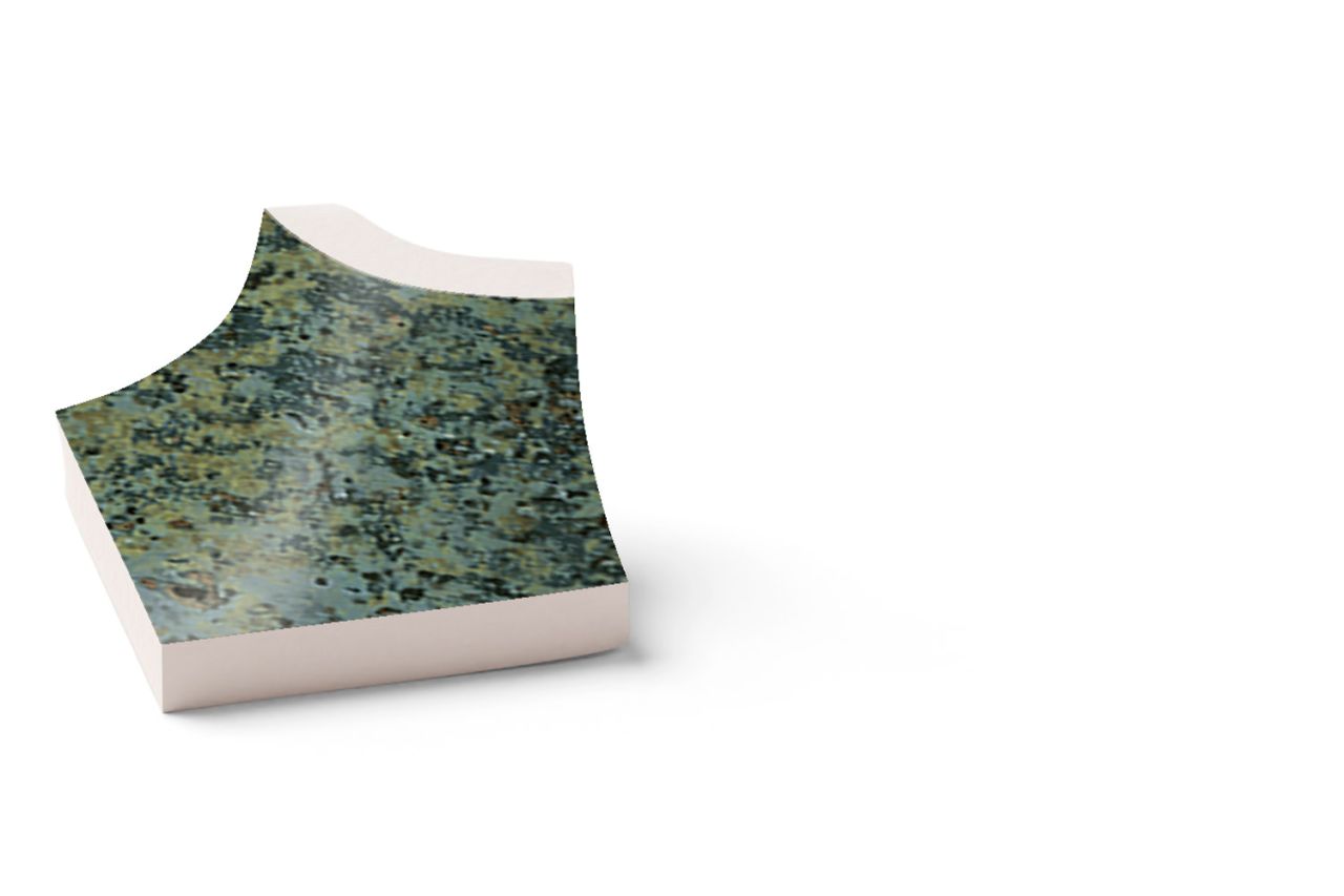 6,5x6,5 TROPICAL TURQUETA C1R9 Külső Sarok csatlakozó hajlatelemhez 6,5x6,5 TROPICAL TURQUETA C1R9 Külső Sarok csatlakozó hajlatelemhez