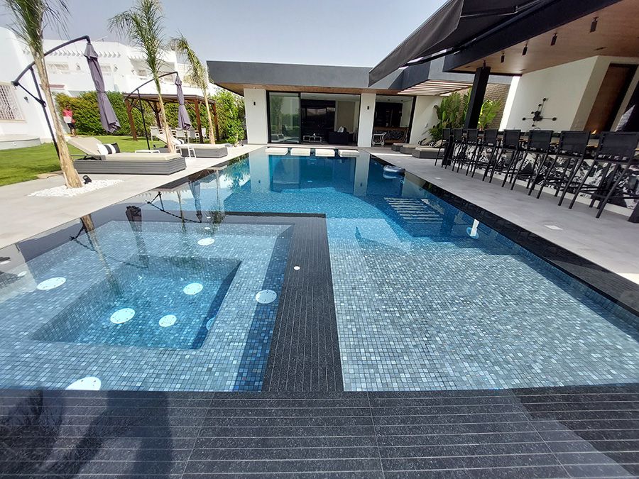 MURRAY Szürke kültéri Medence Mozaik Burkolat MURRAY Szürke kültéri Medence Mozaik Burkolat