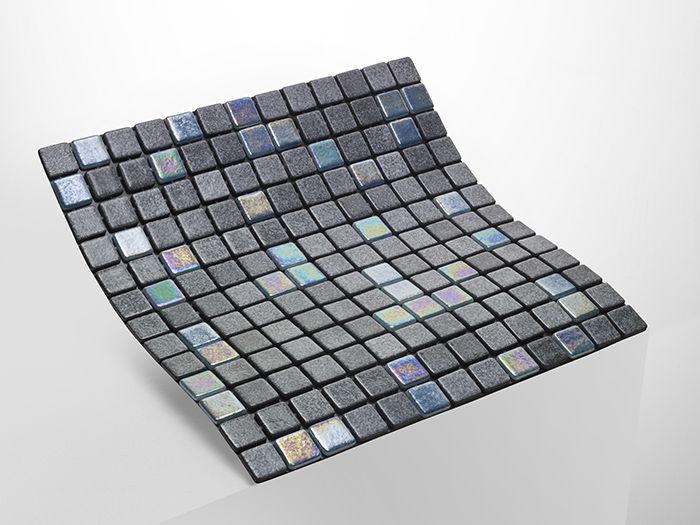 LENA Szürke Kültéri Medence Mozaik Burkolat