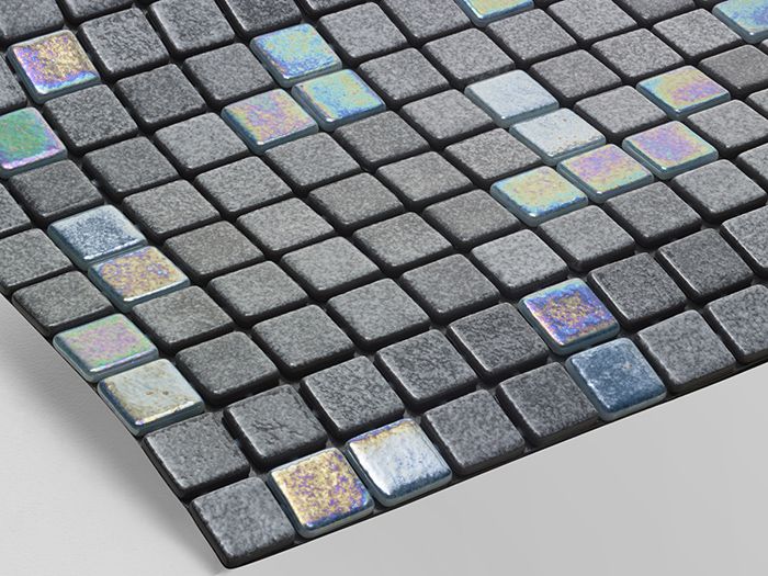 LENA Szürke Kültéri Medence Mozaik Burkolat