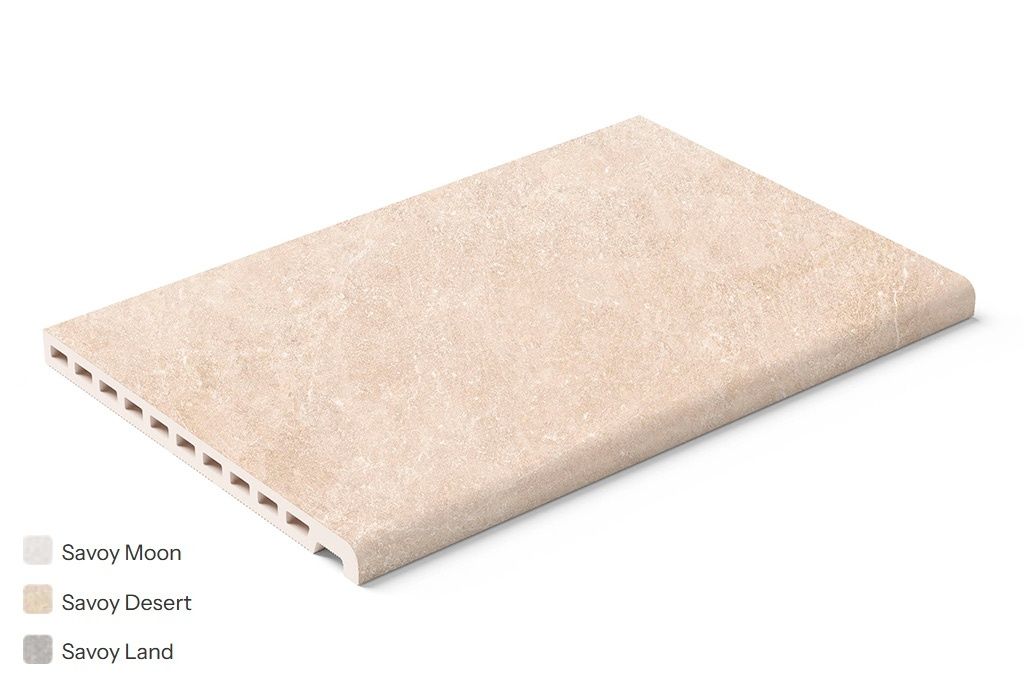 32,6x50x2,5 MAYA SAVOY Desert Bézs MEDENCEFEJ SZEGÉLYKŐ BURKOLAT