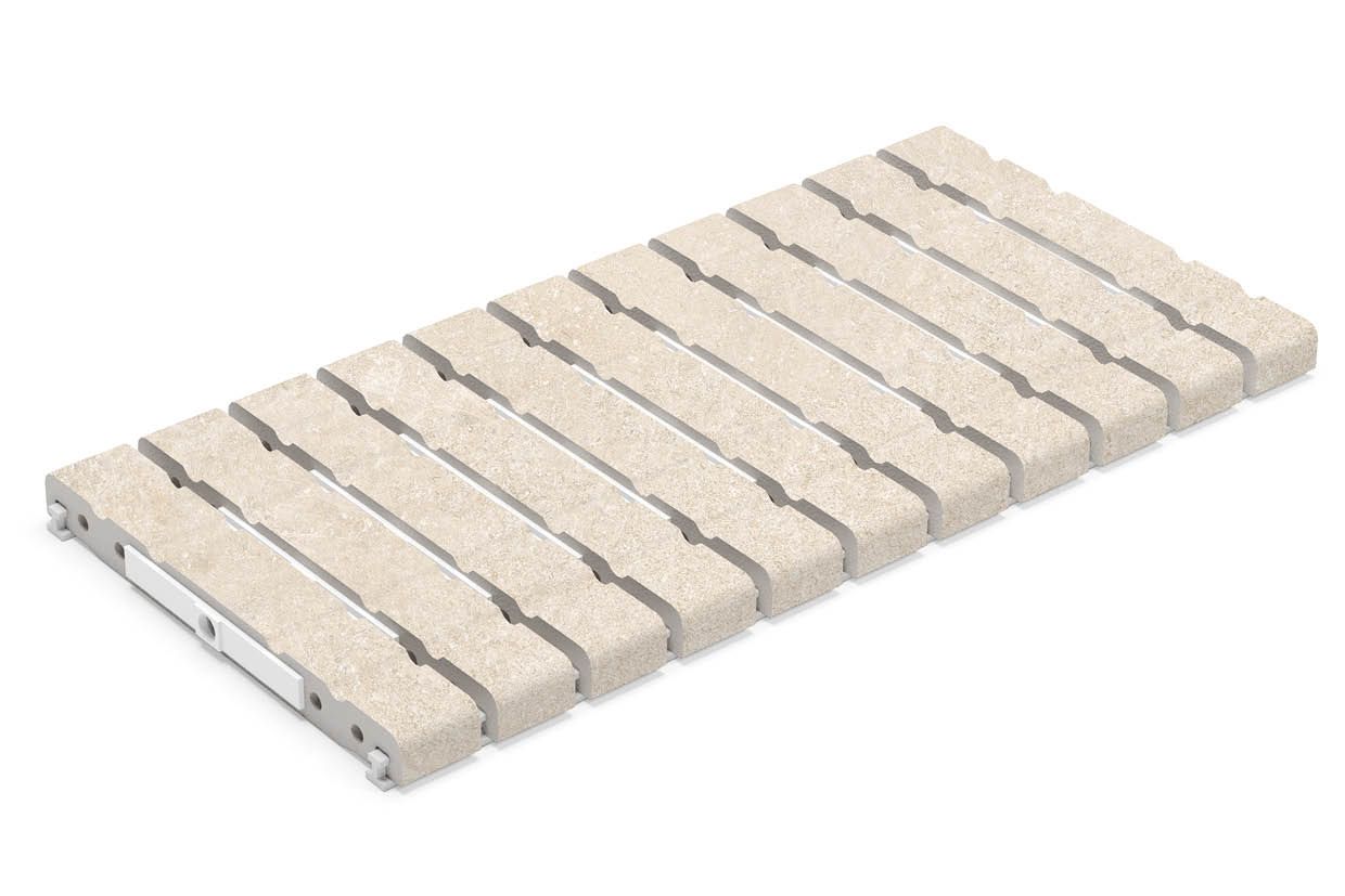 FLEX Maya Savoy Desert Bézs Ívesíthető Gres Porcelán folyóka burkolat