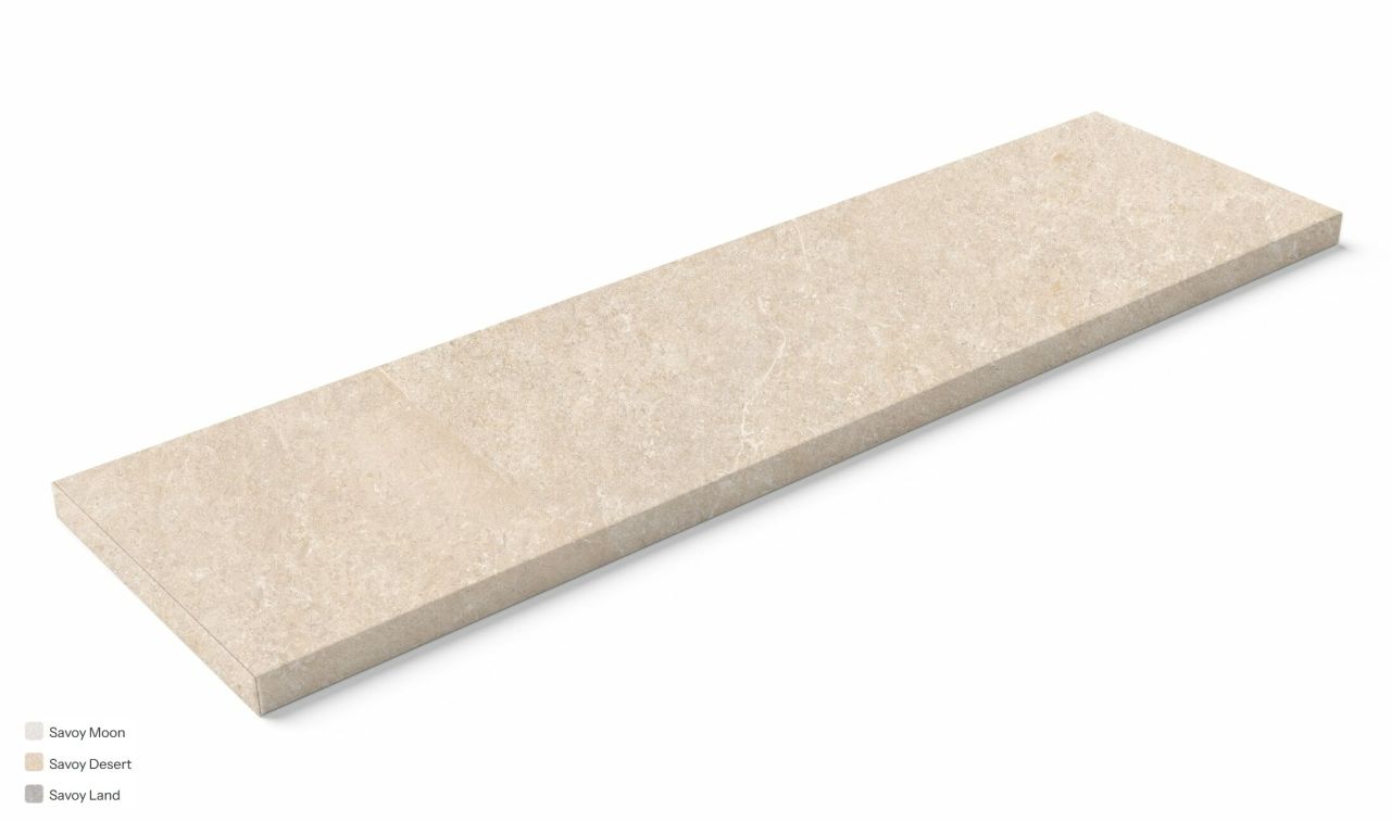32,6x120 SAVOY desert Bézs R9 Csúszásmentes EGYSZERŰ SZÖGLETES LÉPCSŐ SarokElem