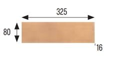 33x8 GRES NATURAL GYÁRI LÁBAZATI SZEGÉLYLAP TERMÉSZETES 