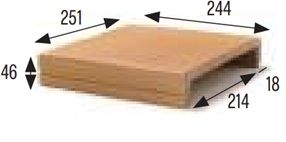 25x25 GRES NATURAL FALVÉG LEZÁRÓ FEDLAP TERMÉSZETES 25x25 GRES NATURAL FALVÉG LEZÁRÓ FEDLAP TERMÉSZETES