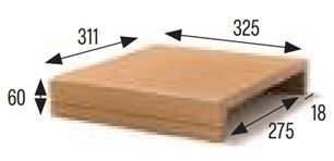 31x32,5 GRES NATURAL FALVÉG LEZÁRÓ FEDLAP TERMÉSZETES 31x32,5 GRES NATURAL FALVÉG LEZÁRÓ FEDLAP TERMÉSZETES