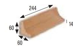 25x6 GRES NATURAL BELSŐ SAROK HAJLATELEM TERMÉSZETES 25x6 GRES NATURAL BELSŐ SAROK HAJLATELEM TERMÉSZETES
