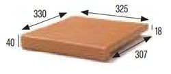 33x33 CLASSIC GRES NATUR FELÜLETŰ SARKOS LÉPCSŐ BELÉPŐLAP VÖRÖSBARNA 33x33 CLASSIC GRES NATUR FELÜLETŰ SARKOS LÉPCSŐ BELÉPŐLAP VÖRÖSBARNA